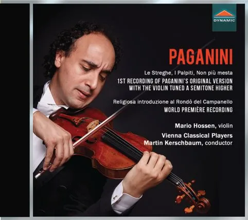 Cover of Niccolò Paganini – Works for Violin and Orchestra, World premiere recording