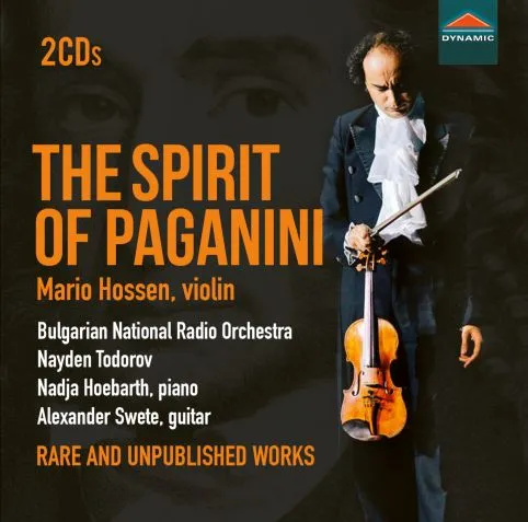 Cover of The Spirit of Paganini, Rare and unpublished works